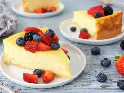 Gills Puddings Baked Vanilla Cheesecake